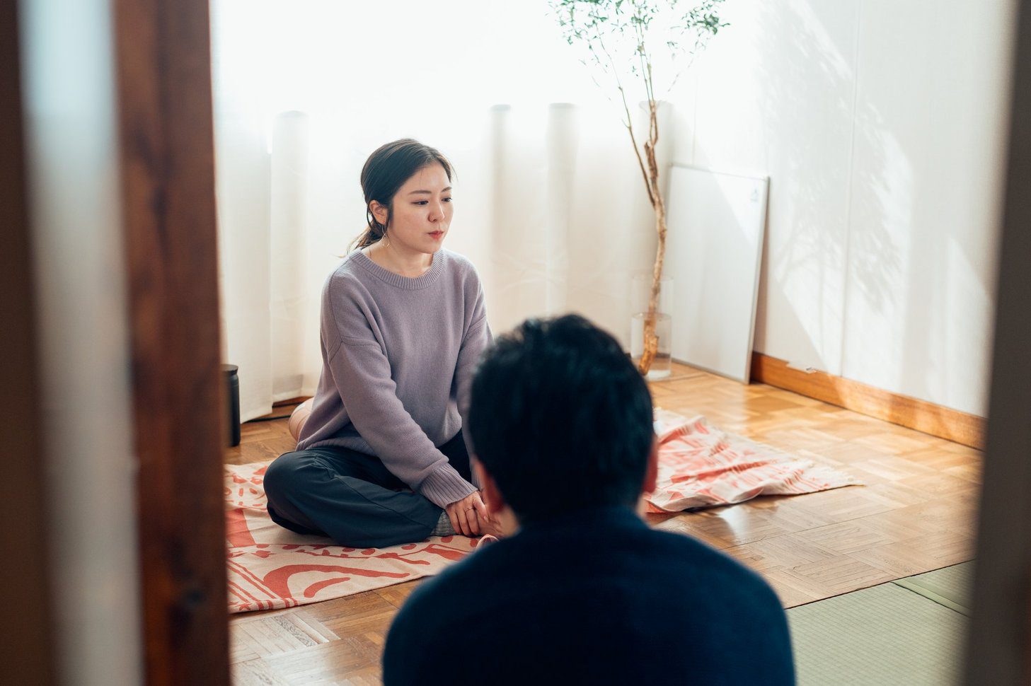 向き合って話す時間
